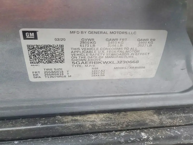 2020 BUICK ENCLAVE ESSENCE  