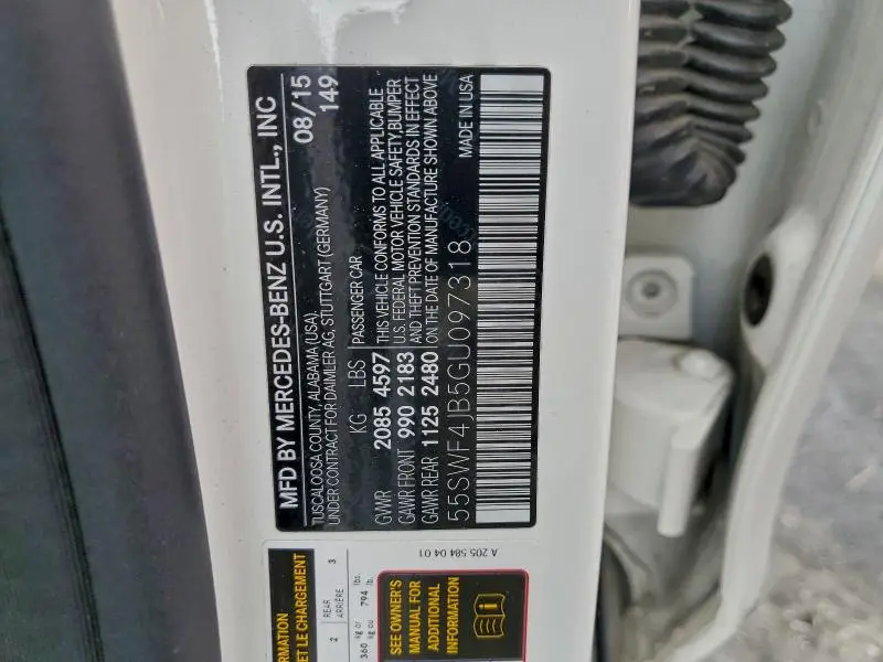 2016 MERCEDES-BENZ C 300  