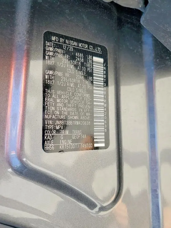 2024 NISSAN ROGUE SV  