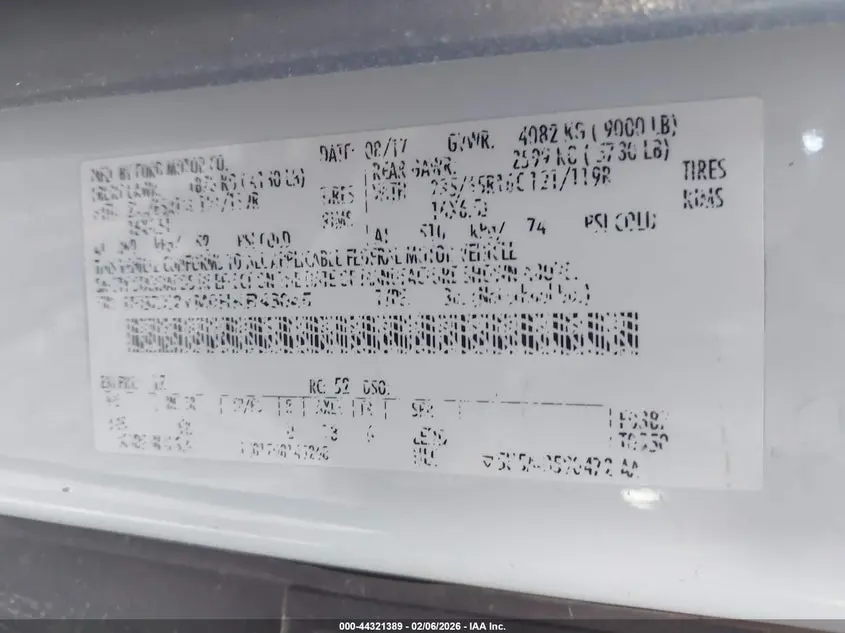 2017 FORD TRANSIT-350 XL