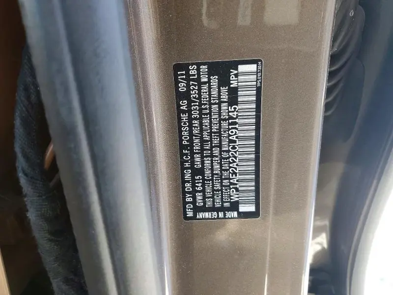 2012 PORSCHE CAYENNE S HYBRID  