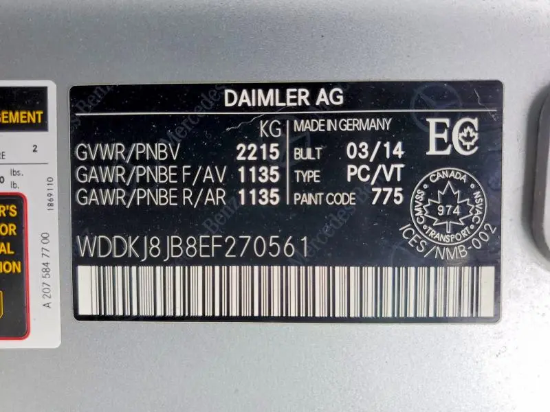 2014 MERCEDES-BENZ E 350 4MATIC  