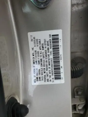 2013 HONDA ACCORD SPORT  