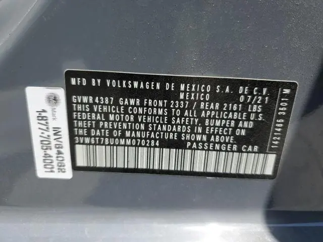 2021 VOLKSWAGEN JETTA GLI  