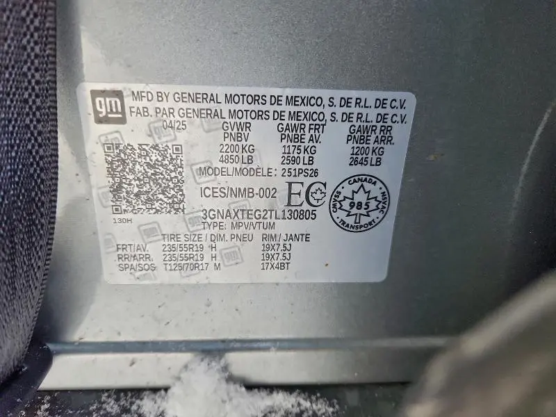 2026 CHEVROLET EQUINOX RS  