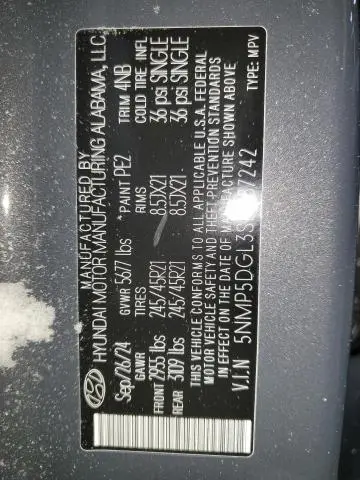 2025 HYUNDAI SANTA FE CALLIGRAPHY