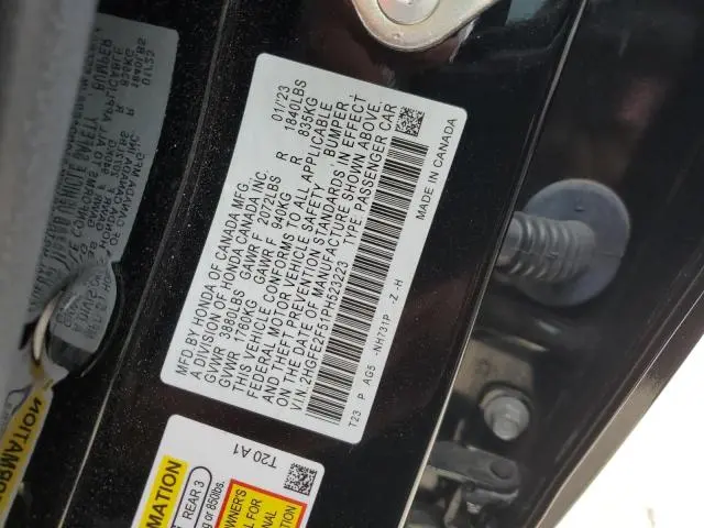 2023 HONDA CIVIC SPORT  