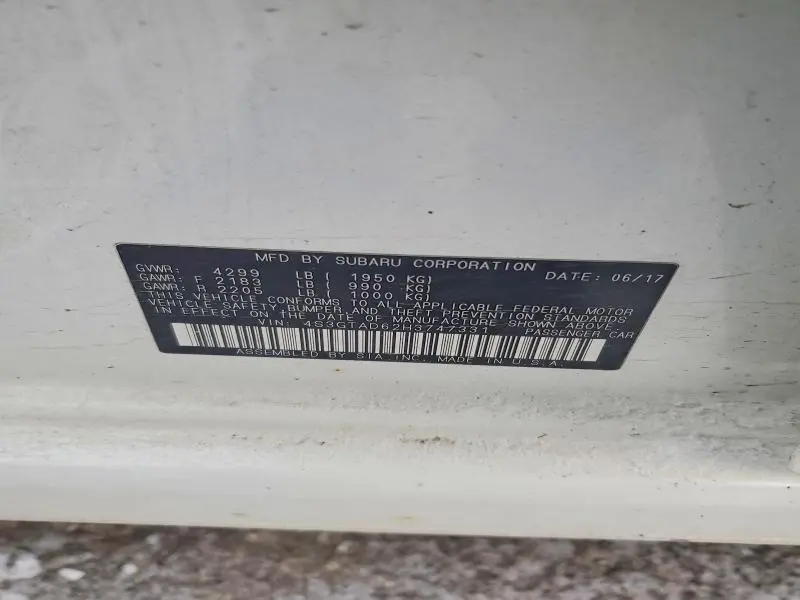 2017 SUBARU IMPREZA PREMIUM PLUS  