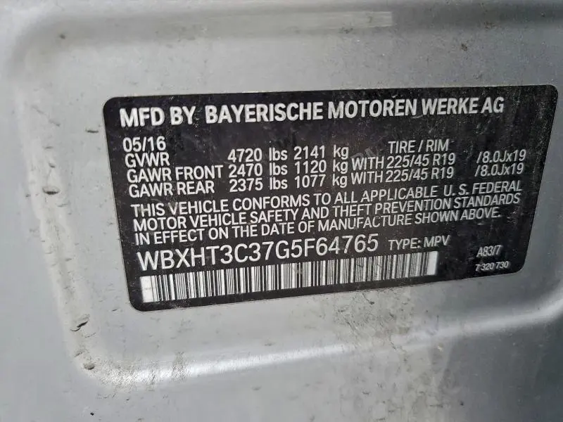 2016 BMW X1 XDRIVE28I  