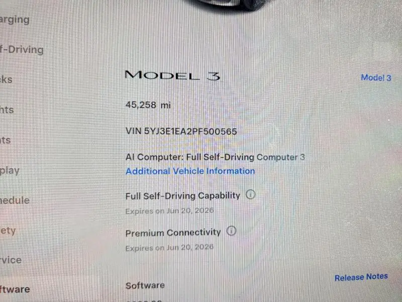 2023 TESLA MODEL 3   
