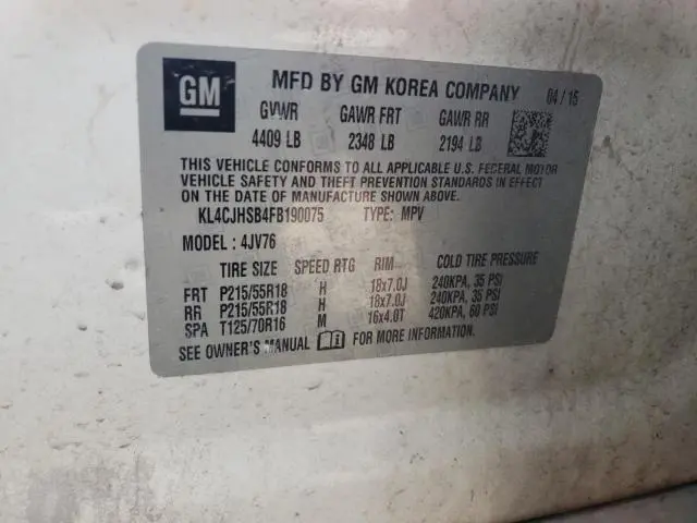 2015 BUICK ENCORE PREMIUM  