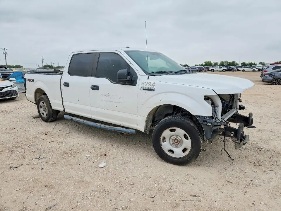 2018 FORD F150 XL 4WD 5.0L V-8 FFV CREW CAB
