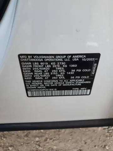2023 VOLKSWAGEN ATLAS SEL  