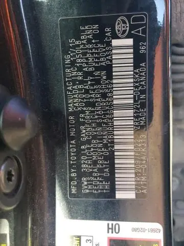 2016 TOYOTA COROLLA L  