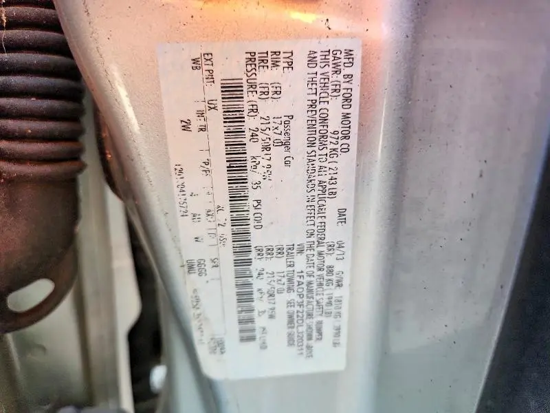 2013 FORD FOCUS SE  