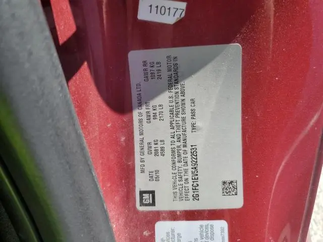 2010 CHEVROLET CAMARO LT  