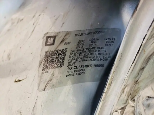 2019 CHEVROLET MALIBU LS  