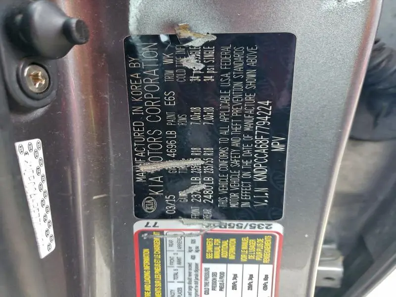 2015 KIA SPORTAGE EX  