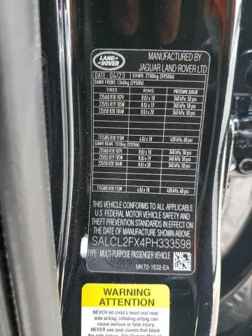2023 LAND ROVER DISCOVERY SPORT SE R-DYNAMIC  