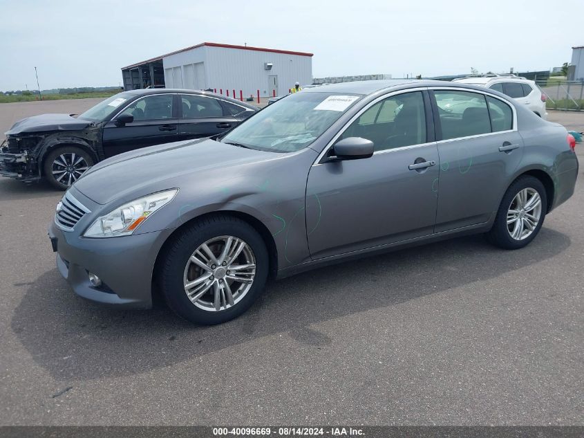 2012 INFINITI G37X  