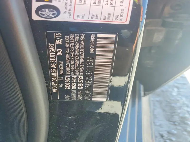 2016 MERCEDES-BENZ E 350  