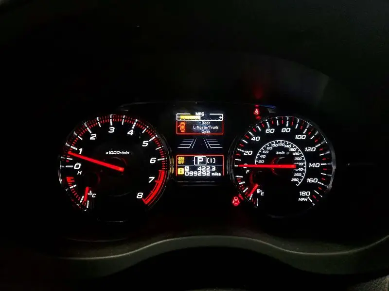 2019 SUBARU WRX LIMITED  