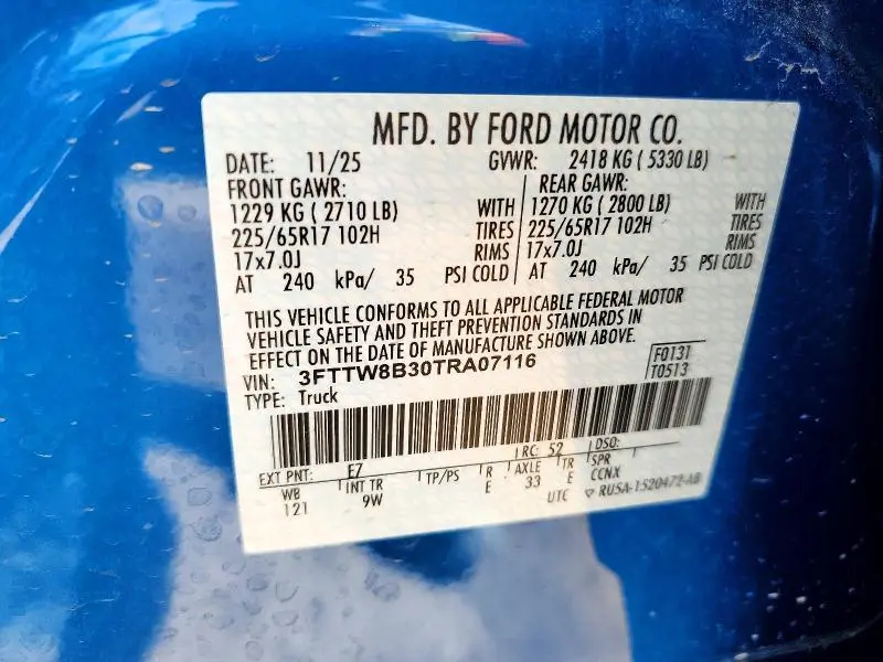2026 FORD MAVERICK XL  