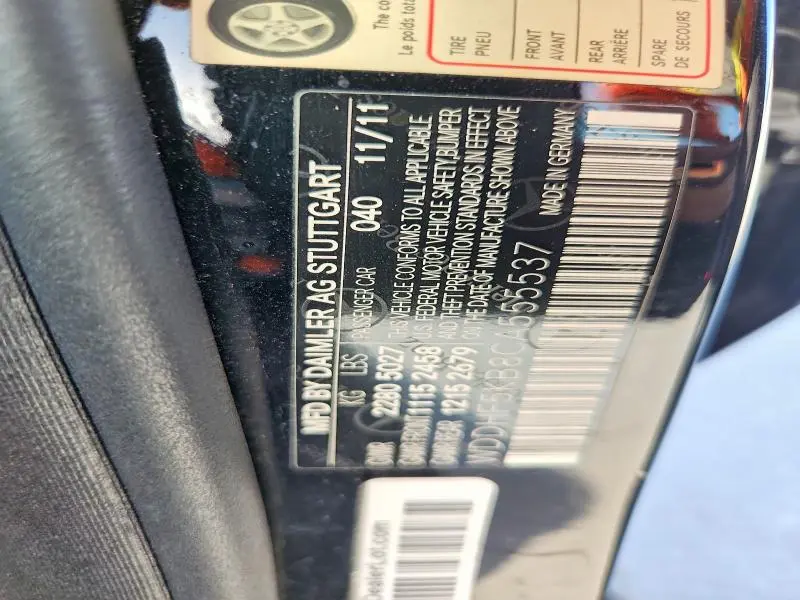 2012 MERCEDES-BENZ E 350  