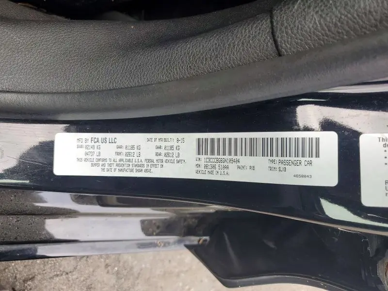 2016 CHRYSLER 200 S  