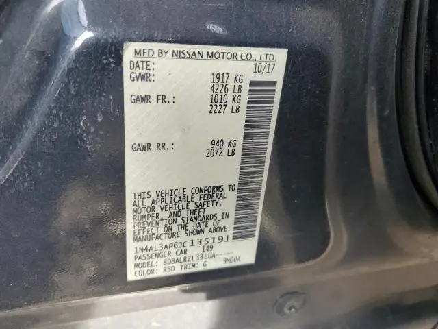 2018 NISSAN ALTIMA 2.5