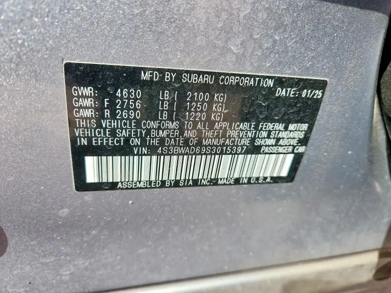 2025 SUBARU LEGACY PREMIUM  