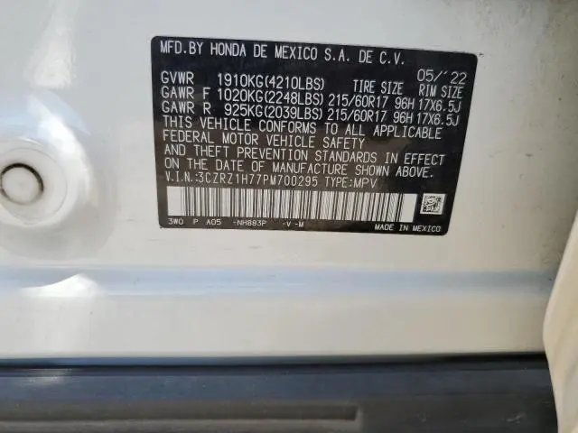 2023 HONDA HR-V EXL  