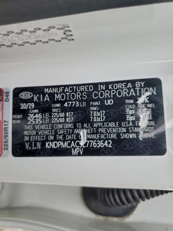 2020 KIA SPORTAGE LX  