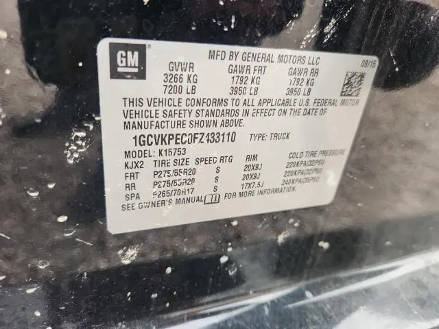 2015 CHEVROLET SILVERADO K1500  
