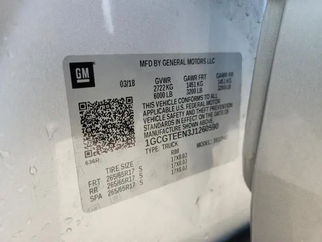 2018 CHEVROLET COLORADO ZR2  