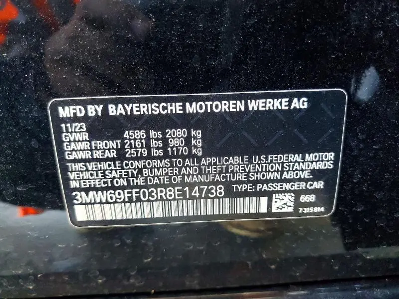 2024 BMW 330I   