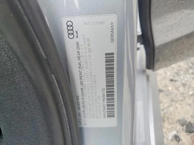 2017 AUDI A6 PREMIUM  