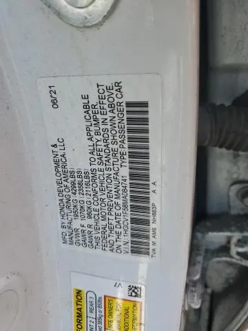 2021 HONDA ACCORD EXL  