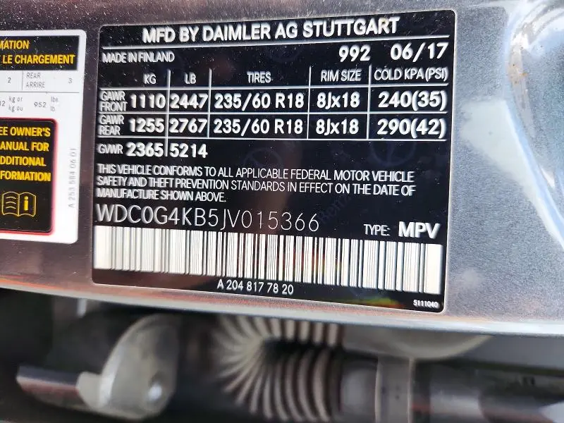 2018 MERCEDES-BENZ GLC 300 4MATIC  