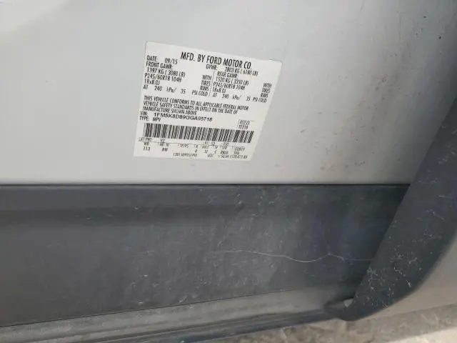 2016 FORD EXPLORER XLT  