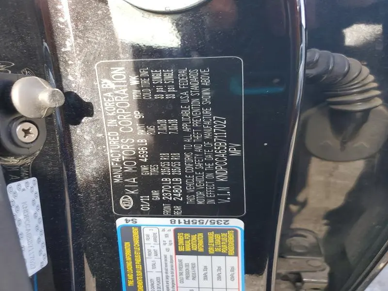 2011 KIA SPORTAGE SX  