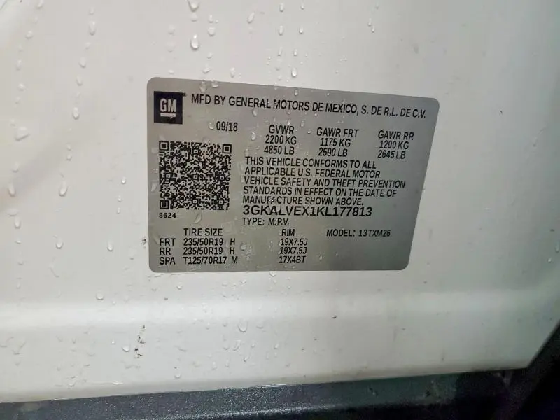 2019 GMC TERRAIN SLT  