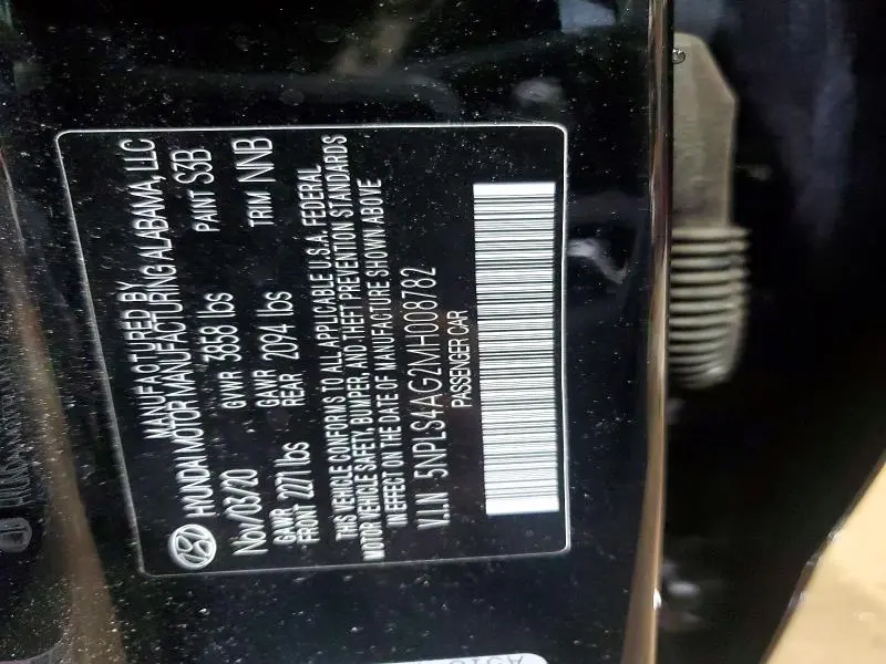 2021 HYUNDAI ELANTRA SEL  