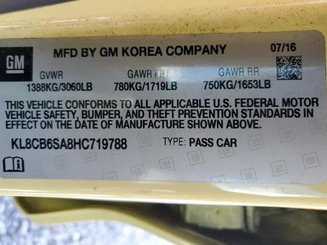 2017 CHEVROLET SPARK LS