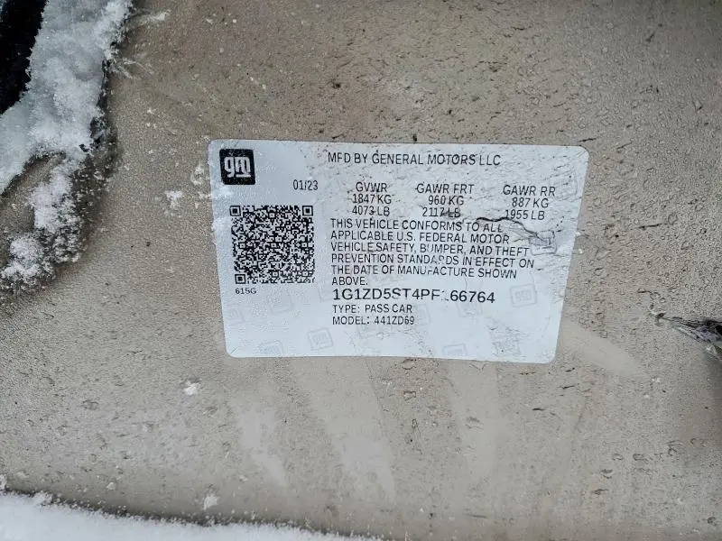 2023 CHEVROLET MALIBU LT  