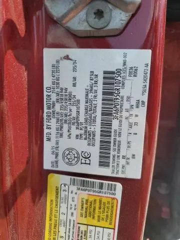 2016 FORD FUSION SE  