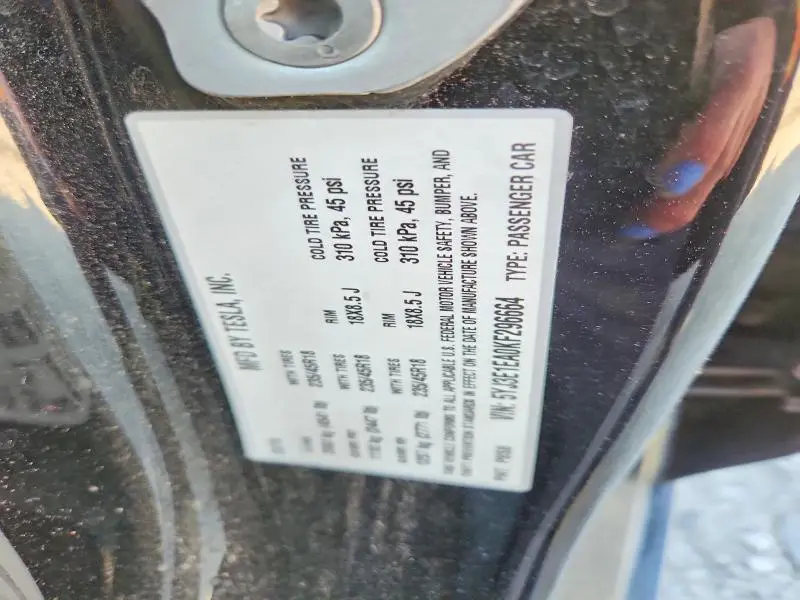 2019 TESLA MODEL 3   