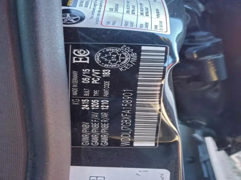 2015 MERCEDES-BENZ CLS 63 AMG S-MODEL  