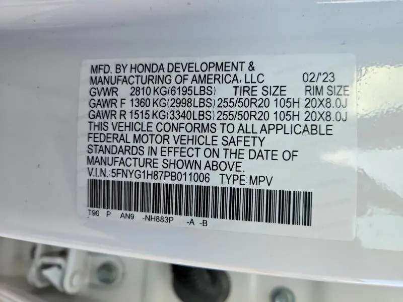 2023 HONDA PILOT ELITE  