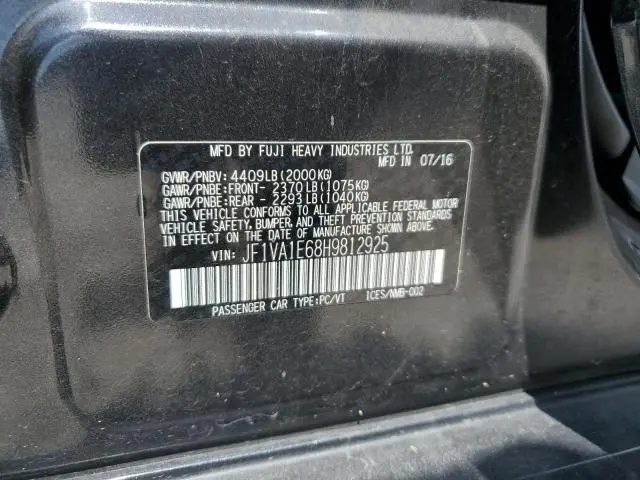 2017 SUBARU WRX PREMIUM  